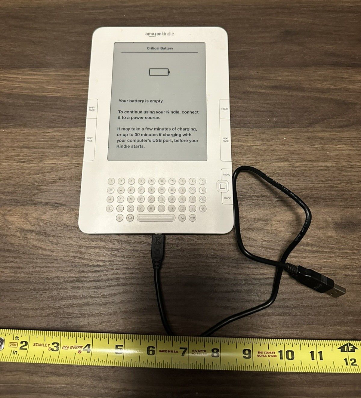 Amazon Kindle 2nd Gen eReader D00701 AS IS Battery Replacement Needed-image