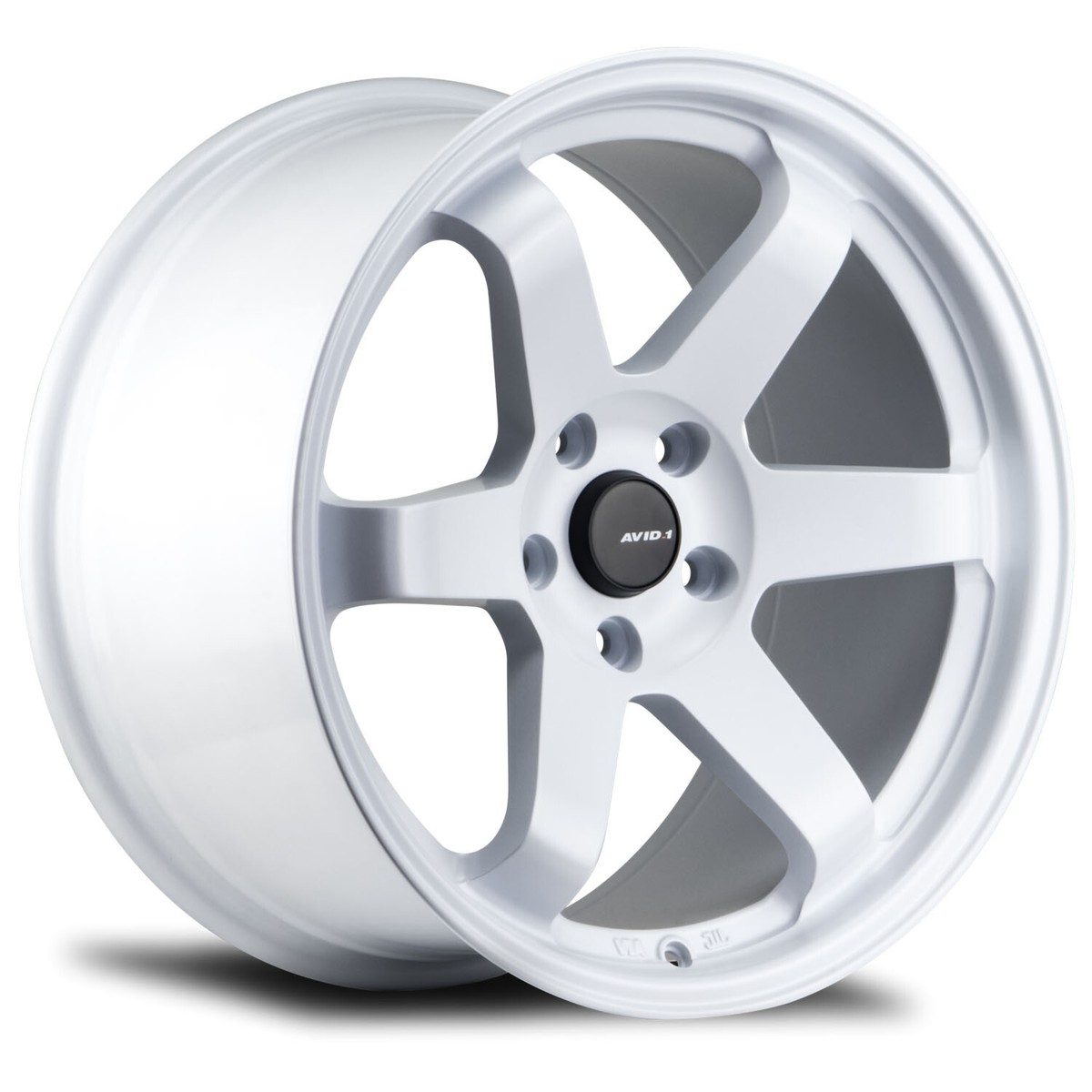 18x8.5 +35 Avid 1 AV-06 5x112 Matte White Wheels (Set of 4) | eBay