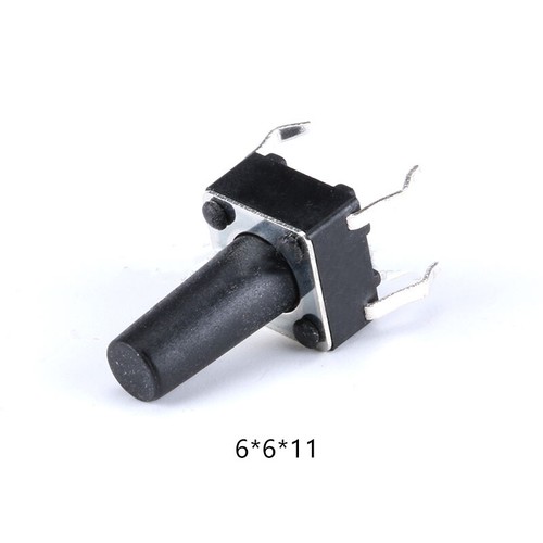 Hágalo usted mismo Mini Interruptor Micro Botón Pulsador 4 Polos 6x6 mm 4.3-15 mm - Imagen 12 de 16
