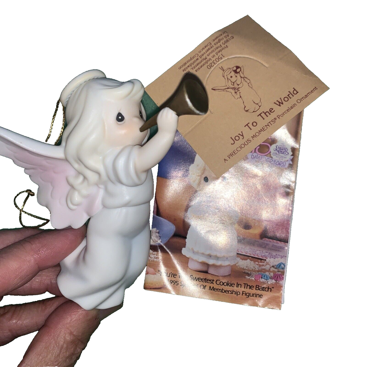 Precious Moments 1995 Joy to the World Enesco Figurine Angel