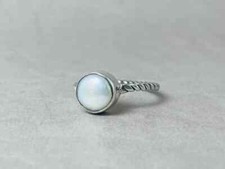 Pearl Ring Silver Sterling 925 Dainty Freshwater Minimalist Gifts All Size C 193