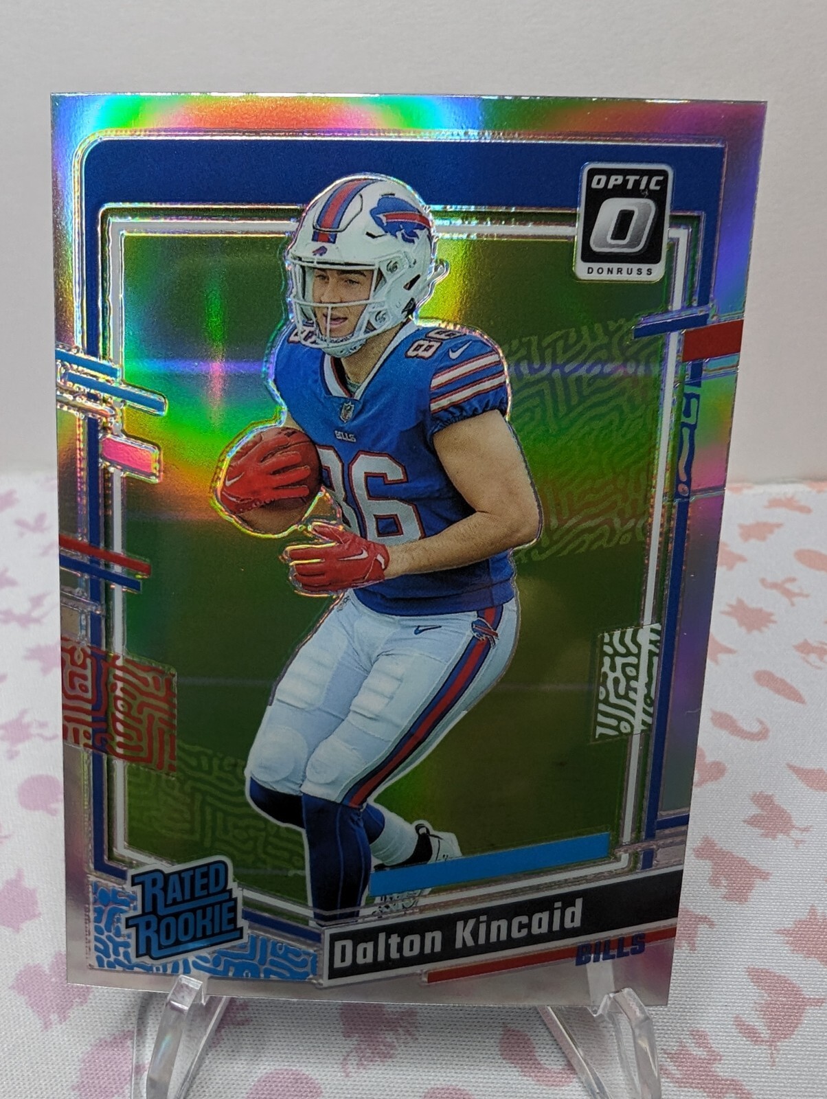 2023 Donruss Optic 🏈 Dalton Kincaid Rated Rookie RC Preview Holo #211 Bills