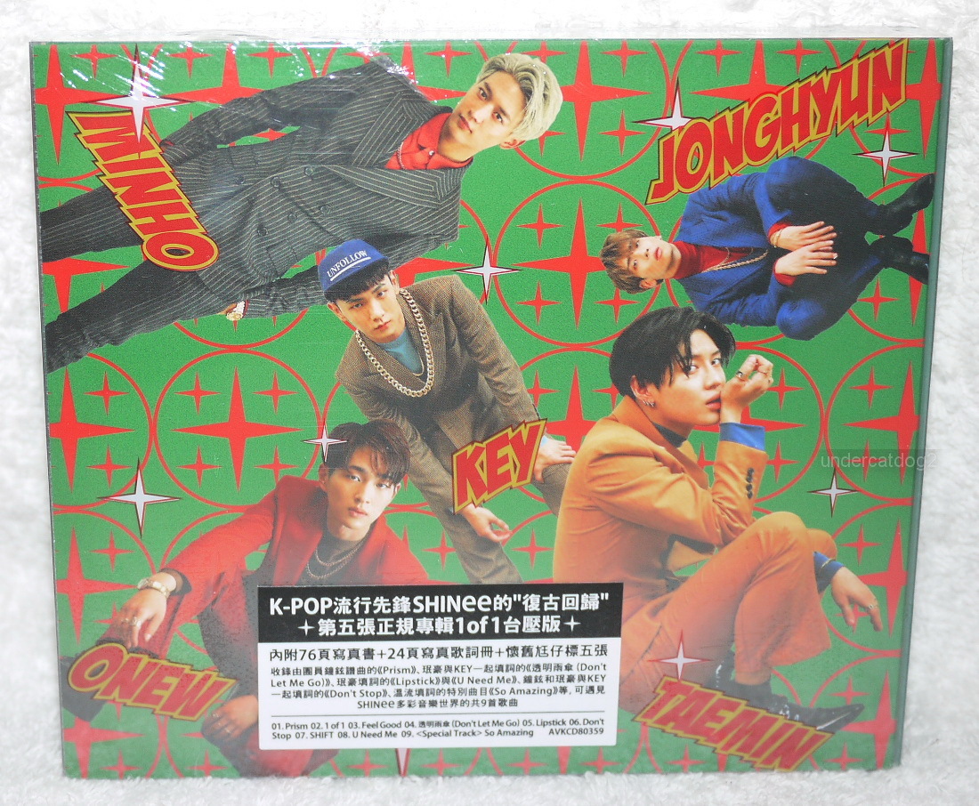 Korea SHINee 1 of 1 Taiwan CD W/box 76p Photobook 24p Booklet 5