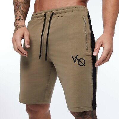 VANQUISH Fitness London 'VQ Strike' Shorts Khaki/Black VANQUISH Fitness London 'VQ Strike' Shorts Khaki/Black