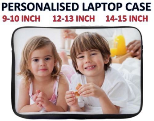 Personalisierte Laptoptasche Ärmeltasche individuelles Design jedes Bild oder Text Geschenk - Bild 7 von 7