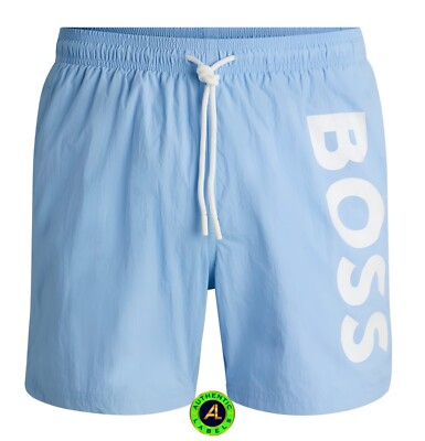 Boss Herren Badeshorts Octopus Quick Dry hellblau S-XXL