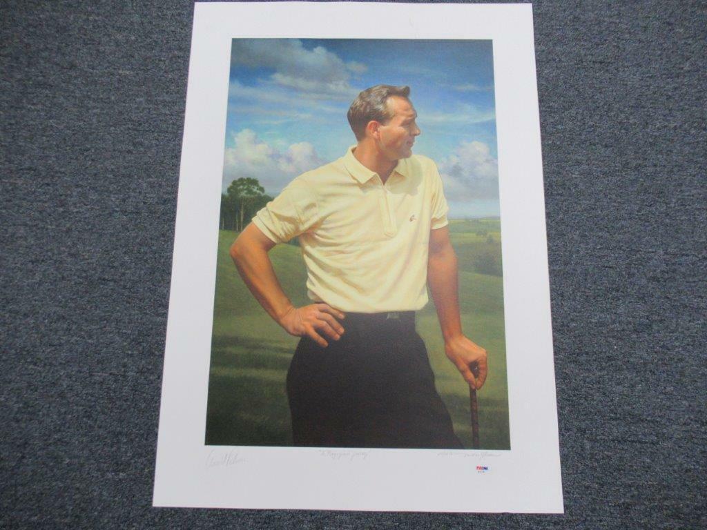 Arnold Palmer Signed Lithograph Autograph Auto PSA/DNA AE07181 P.E. /25