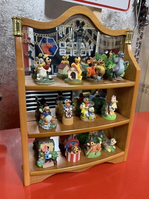 Lenox Disney 12pc Mickey Mouse/ Disney Thimble Set WOOD MIRROR