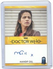 2022 Doctor Who Series 11 & 12 Mandip Gill (Yasmin Khan) autograph auto card UK