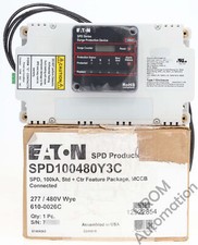 Surplus Eaton SPD100480Y3C SPD Series Surge Protection Device