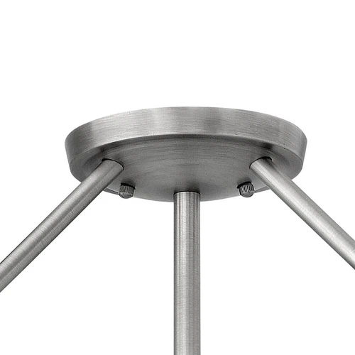 Hinkley Lighting 3221AN Hathaway 4 Light 21"W Semi-Flush Bowl - Antique Nickel - Picture 4 of 4