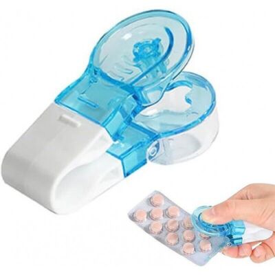Portable Pill Taker Anti Pollution Medicine Popper Tablet Dispenser