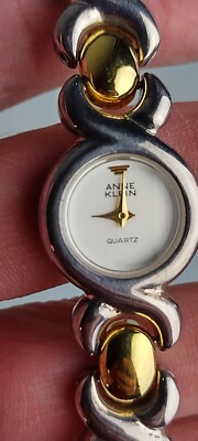 vtg anne klein womens Silver And Gold Tone Watch 1990  display picture 1