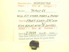 Winchester 94 Post 64 Front Sight 116 Gold Bead .540 High Item J-3439