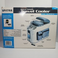 Vector Deluxe Console Travel Cooler and Warmer VEC223 Original Box  AC Adapter