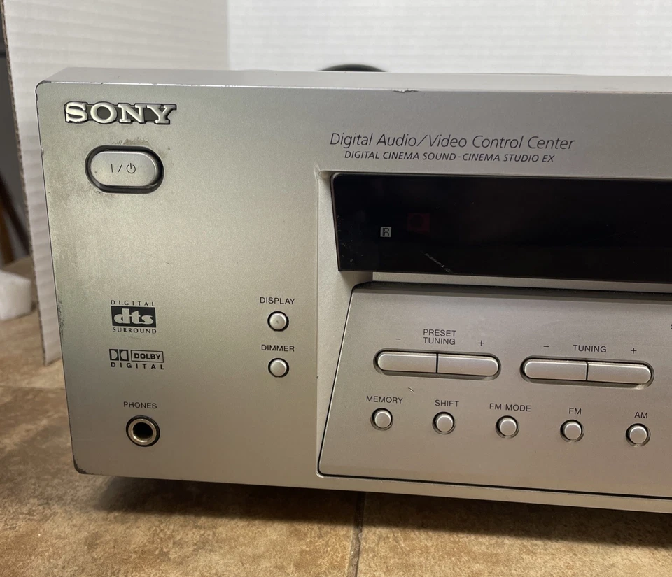 VTG Sony STR-K740P Digital Audio Video Control Center Silver TEST/WORK VERY GOOD - Image 2 of 4