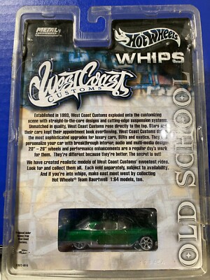1/64 HOT WHEELS METAL COLLECTION WHIPS WEST COAST CUSTOMS 1957