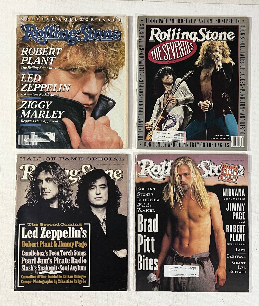 Led Zeppelin on Rolling Stone Magazines Jimmy Page Robert