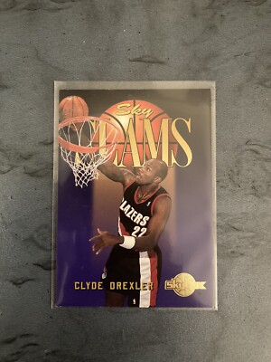 1995-96 Skybox Sky Slams Clyde Drexler Portland Trailblazers #304