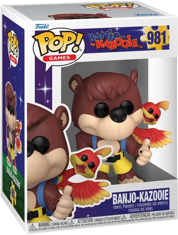 7829602 Merchandising Banjo & Kazooie: Funko Pop! Games (Vinyl Figure 981)