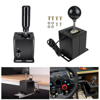 PC USB H Gear Shifter for Logitech G29 G27 /G25 G920 T300RS/GT Sim Racing Game