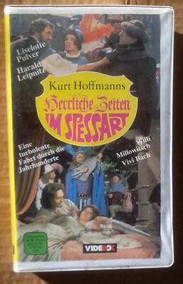 German Language VHS Herrliche Zeiten im Spessart w/ Liselotte Pulver 1967 Comedy