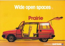 1983 NISSAN PRAIRIE Australian Brochure M10 SERIES - STANZA WAGON MULTI DATSUN