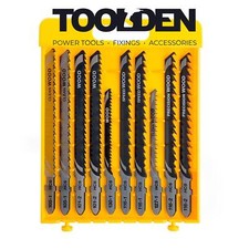 DeWalt DT2290 HCS Jigsaw Blades Set for Wood-Cutting, 48 - 73mm (10 Pack)