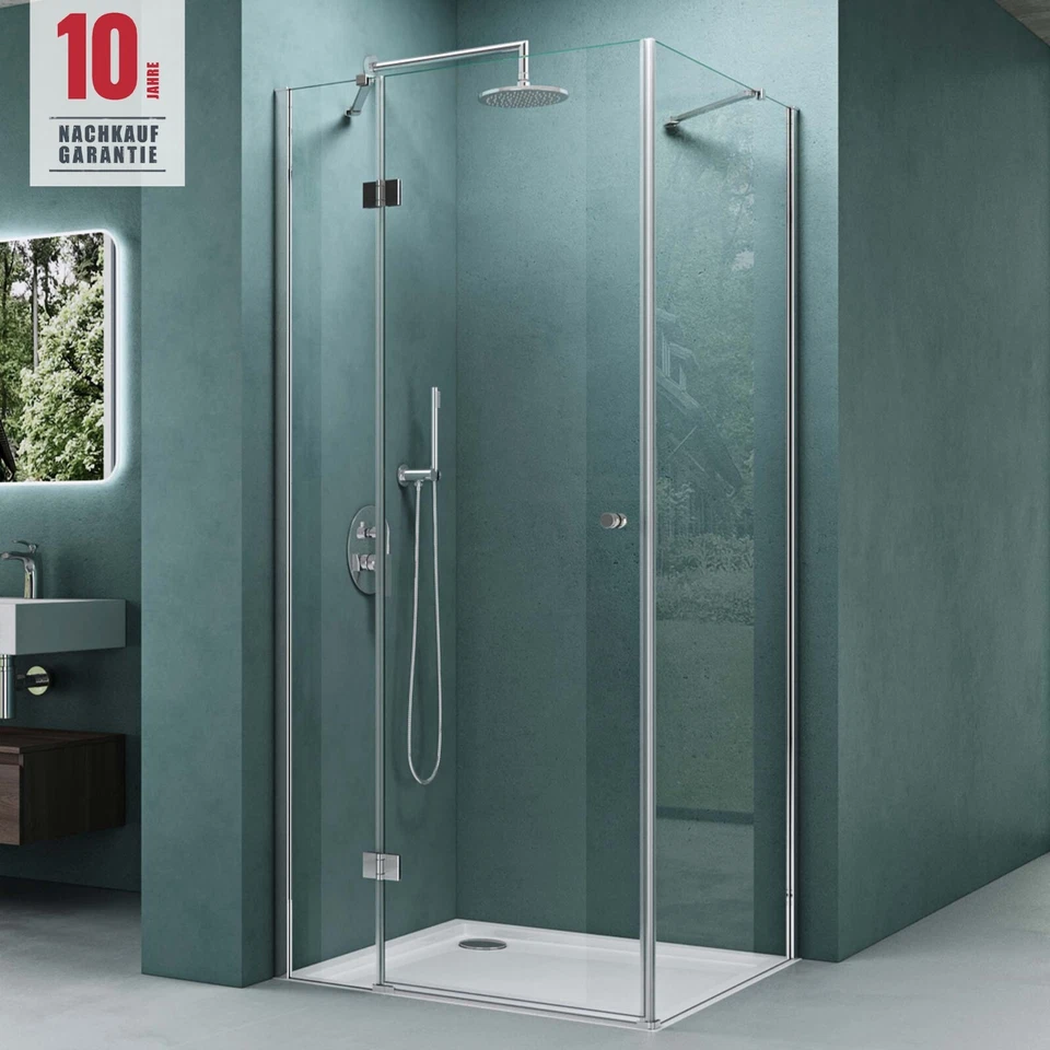 MAI & MAI Duschkabine 90x90 100x100 80x80 Duschabtrennung Eckdusche H:190cm ESG NANO NEU!!
