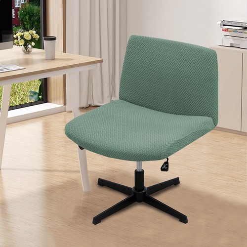 Armless Office Chair Slipcovers Stretch Computer Rotating Chair Protector Cover - Picture 38 of 66
