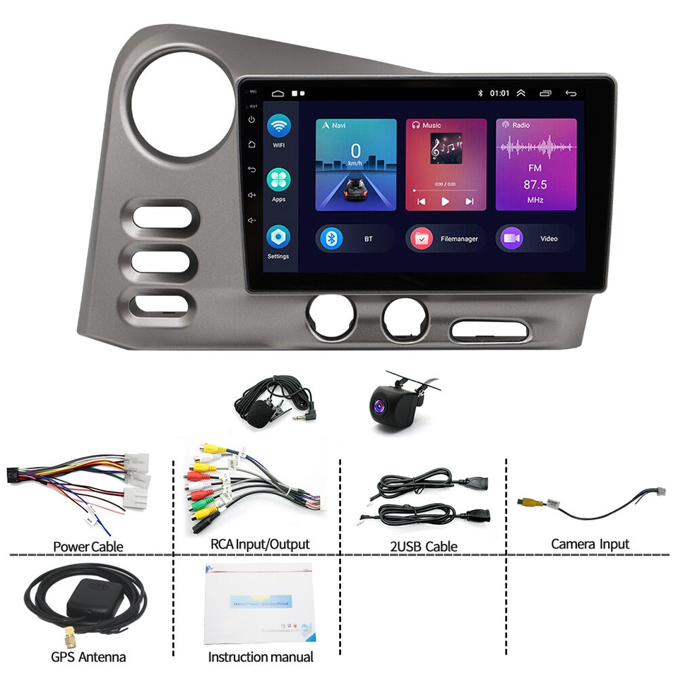 Apple Carplay For Toyota Matrix Pontiac Vibe 2003-2004 Car Stereo Radio ...