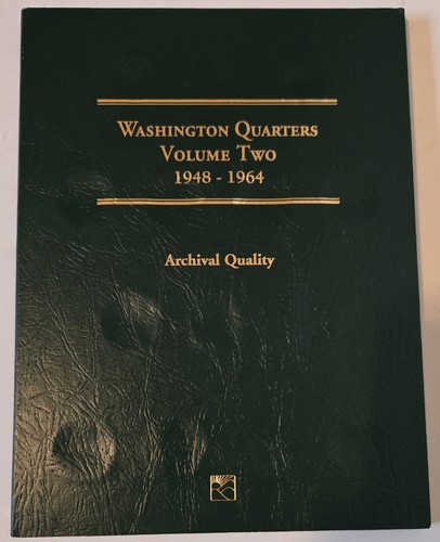 1948-1964 Washington Quarter Folder Volume 2 Littleton Coin Company