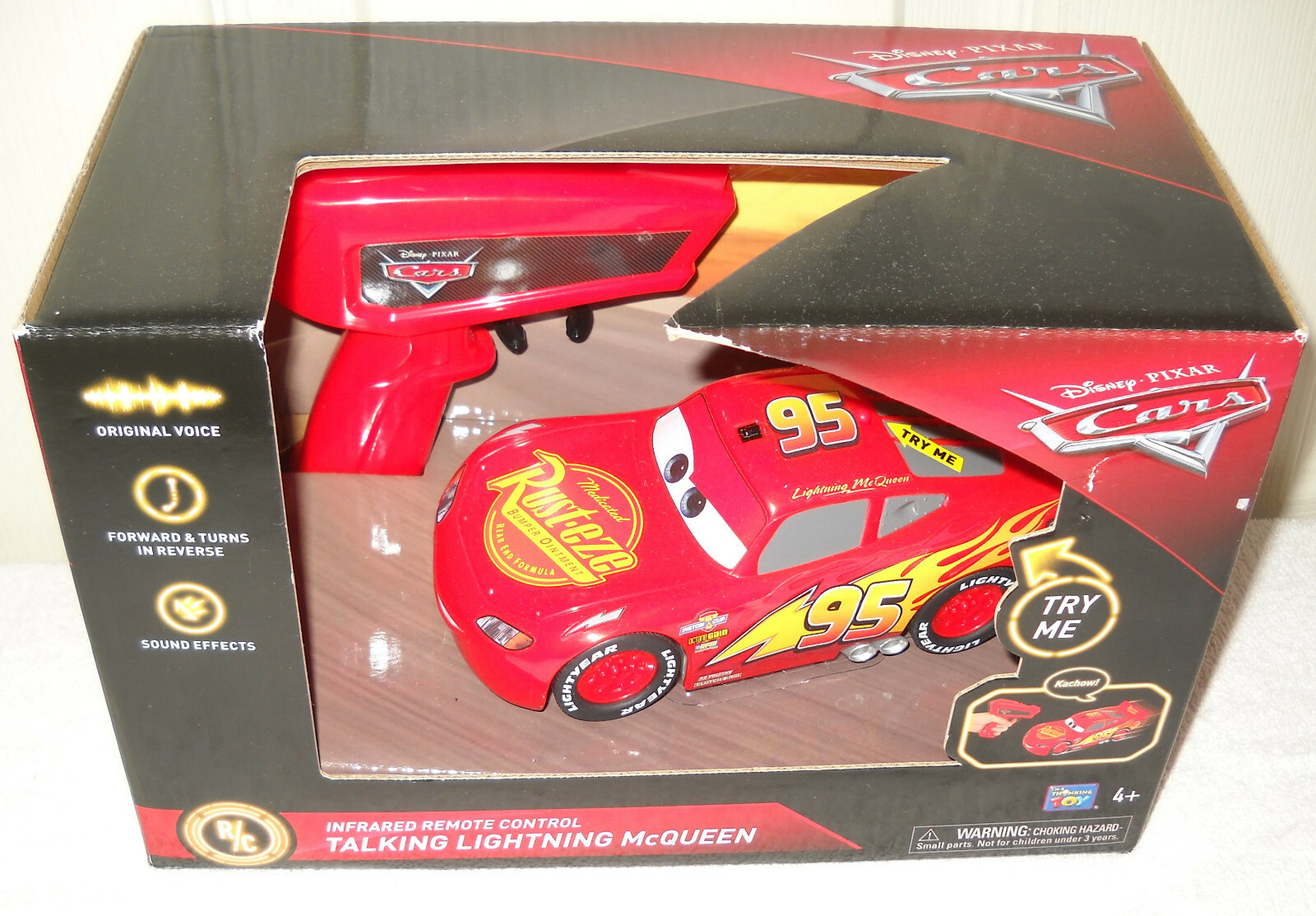 talking lightning mcqueen remote control car