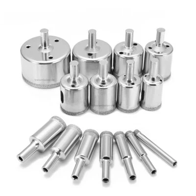 Diamantbohrer Ø3mm-200mm Hohlbohrer Lochsäge Glasbohrer Bohrkrone Fliesenbohrer - Bild 1 von 4