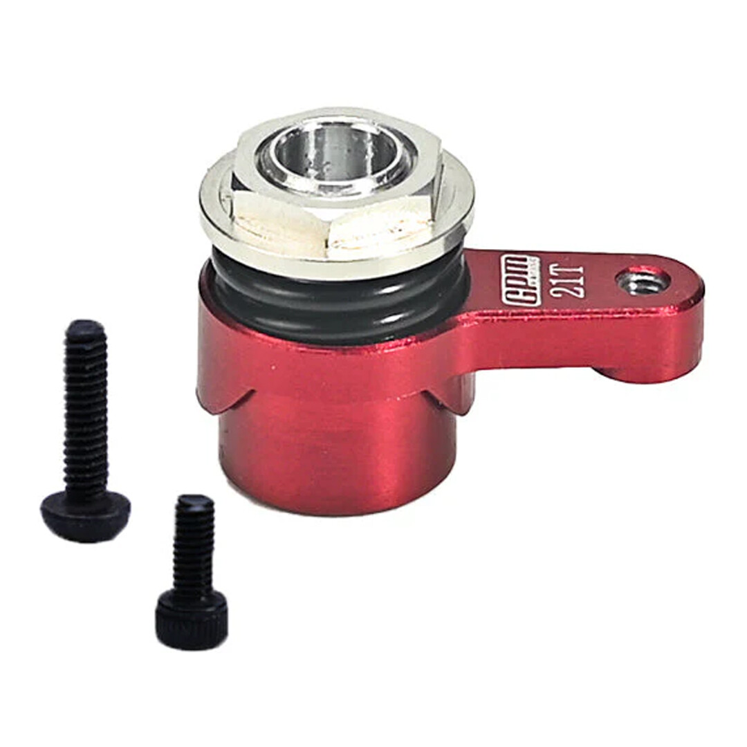 Servo Horn GPM Racing En Aluminium 6061-T6 Rouge Pour Losi Mini-T 2.0 – Ressort Intégré, Durable Et Précis