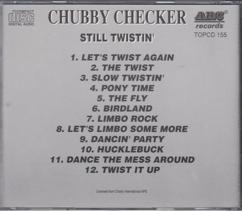CHUBBY CHECKER Still Twistin´- Best Of CD Album 1986 RAR & NEUWARE ! Let´s Twist - Bild 5 von 5