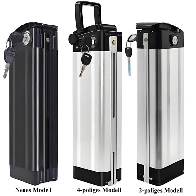 Silverfish 48V 36V 24V 10Ah 13ah 15ah Batterie Elektrofahrrad Akku E-Bike 500W