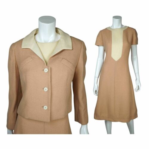 Vintage 60s Dress with Matching Jacket Jackie O S… - image 1