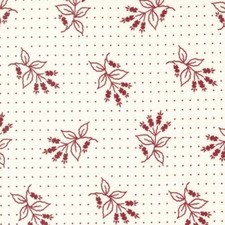 American Gatherings II By Primitive Gatherings For Moda - Red Floral 49240-21