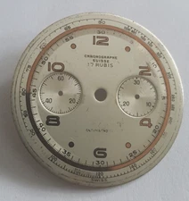 Chronograph Suisse Dial For Landeron Caliber 48
