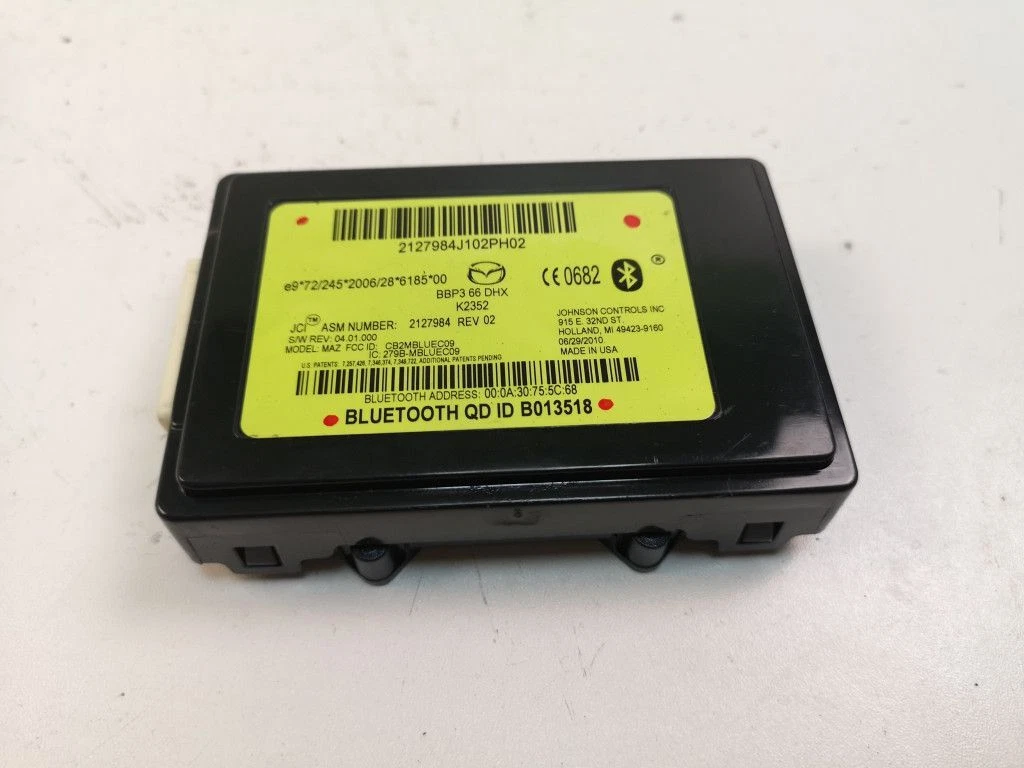 Mazda 3 II 2010 Bluetooth Module Control Unit 2127984J102PH02 