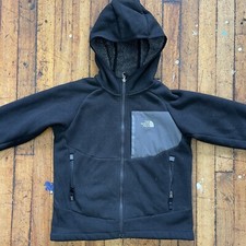 THE NORTH FACE Classic Black Half Dome Small Youth Fleece Jacket / Sweatshirt