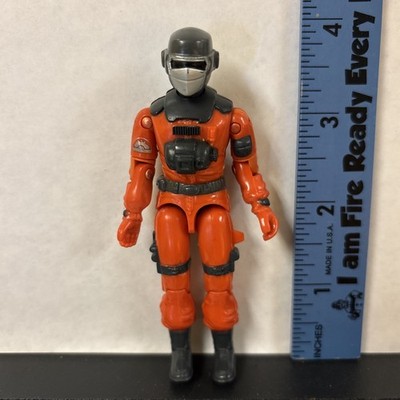 Vintage GI Joe 1985 Barbecue (v1) Fire Fighter Action Figure Series Four Hasbro