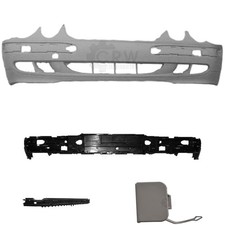 Set Kit Stoßstange vorne+Träger+Zubehör für Mercedes E-Klasse W210 Bj. 99-02