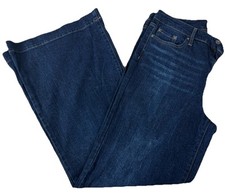 Jessica Simpson Sz 29 Actual 31x30 True Love Wide Leg Flare Trouser Jeans EUC