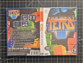 Dreamcast The Next Tetris On-Line Edition Custom Case - NO Game or Manual