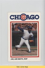 1986 Gatorade Chicago Cubs Lee Smith #46 HOF READ 2u3