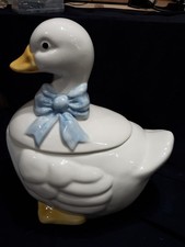 Vintage ceramic Mother Country Goose Cookie J...