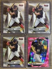 4 Card Lot Konnor Griffin Pittsburgh Pirates Bowman's Best Refractors & Prizm