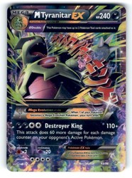 M Tyranitar EX 43/98 Ancient Origins Holo Ultra Rare